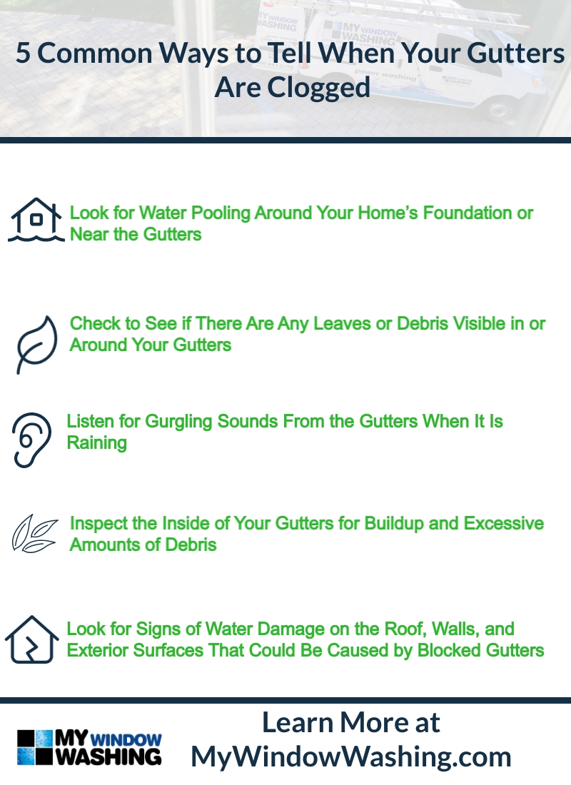 5 Common Ways to Tell When Your Gutters Are Clogged