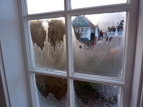 frozen windows in Chicago