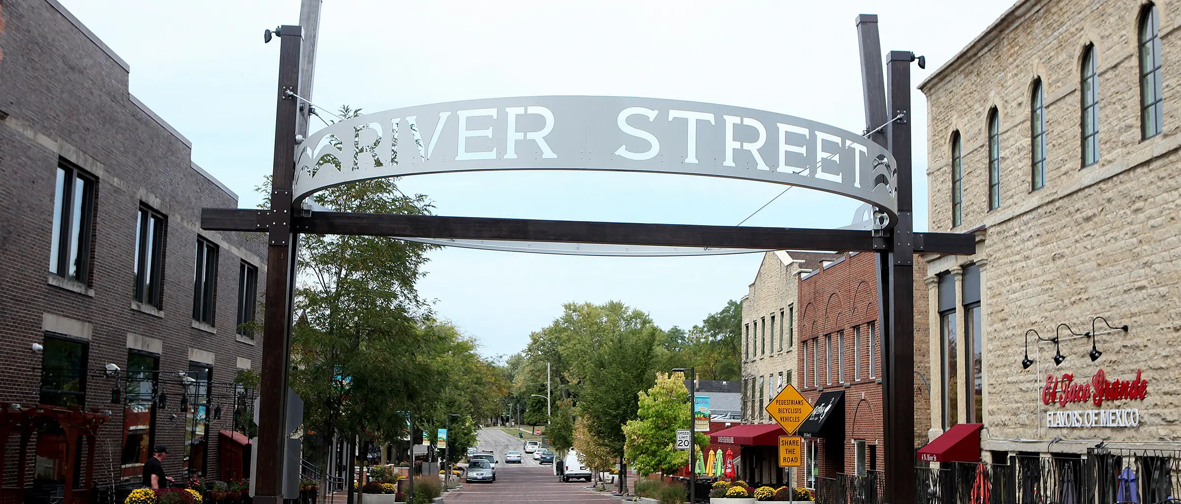 Street in Batavia, Illinois