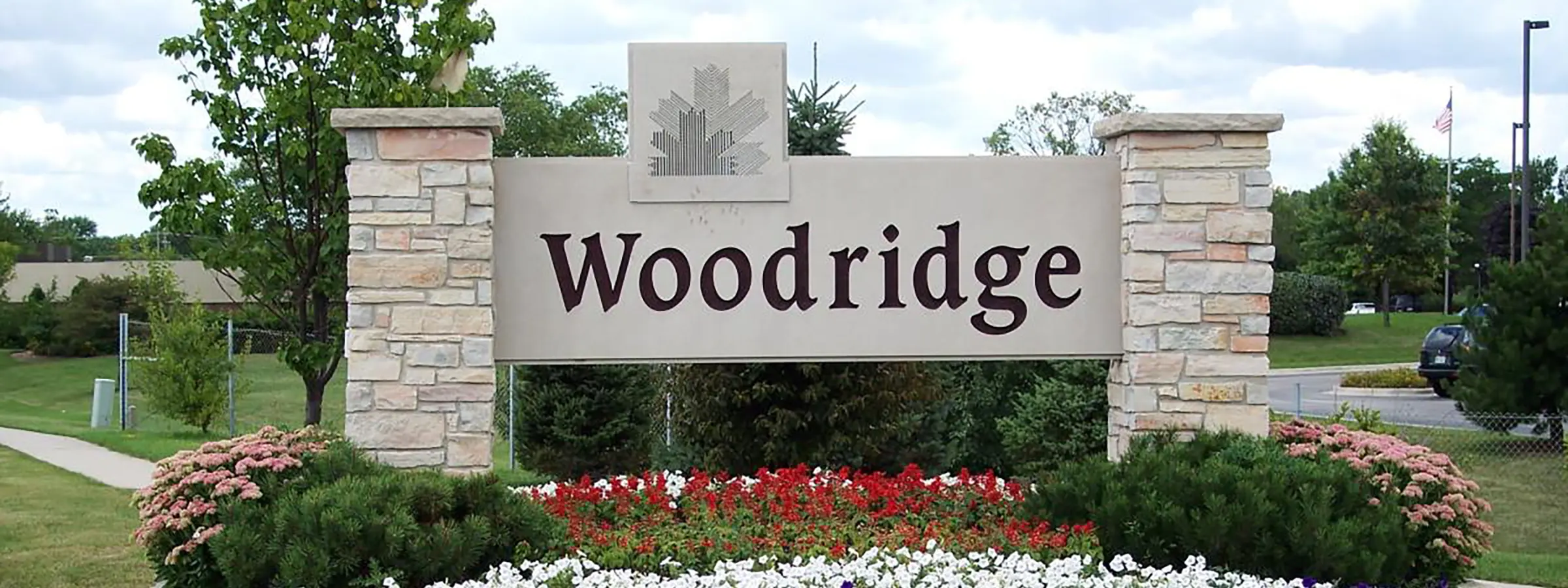 Woodridge, Illinois village sign