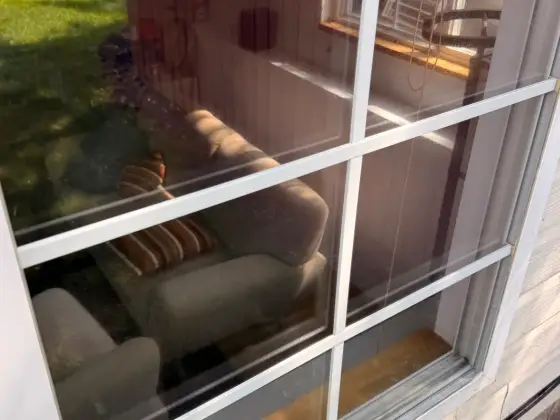 Same window in Gurnee, IL after inside & outside window cleaning