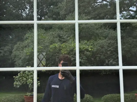 Same window in Lake Forest, IL after window cleaning