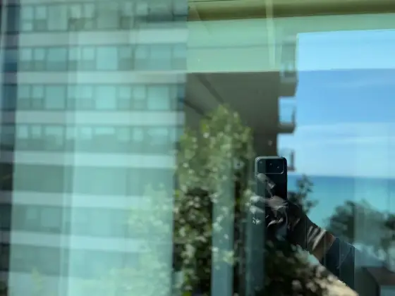 Same window in Wilmette, IL after inside & outside window cleaning