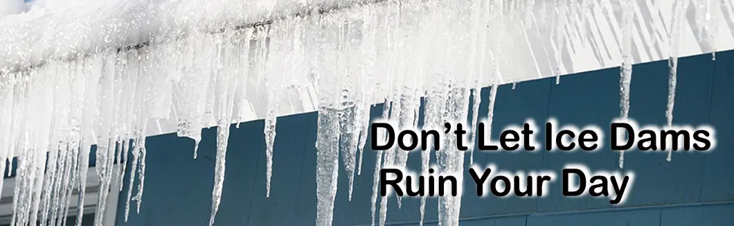 Icicles on the roof line