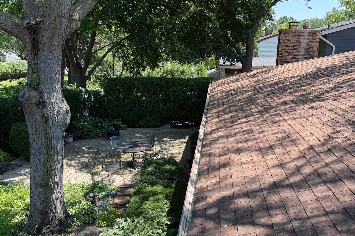 Gutter Cleaning after — Arlington Heights IL 1-story house