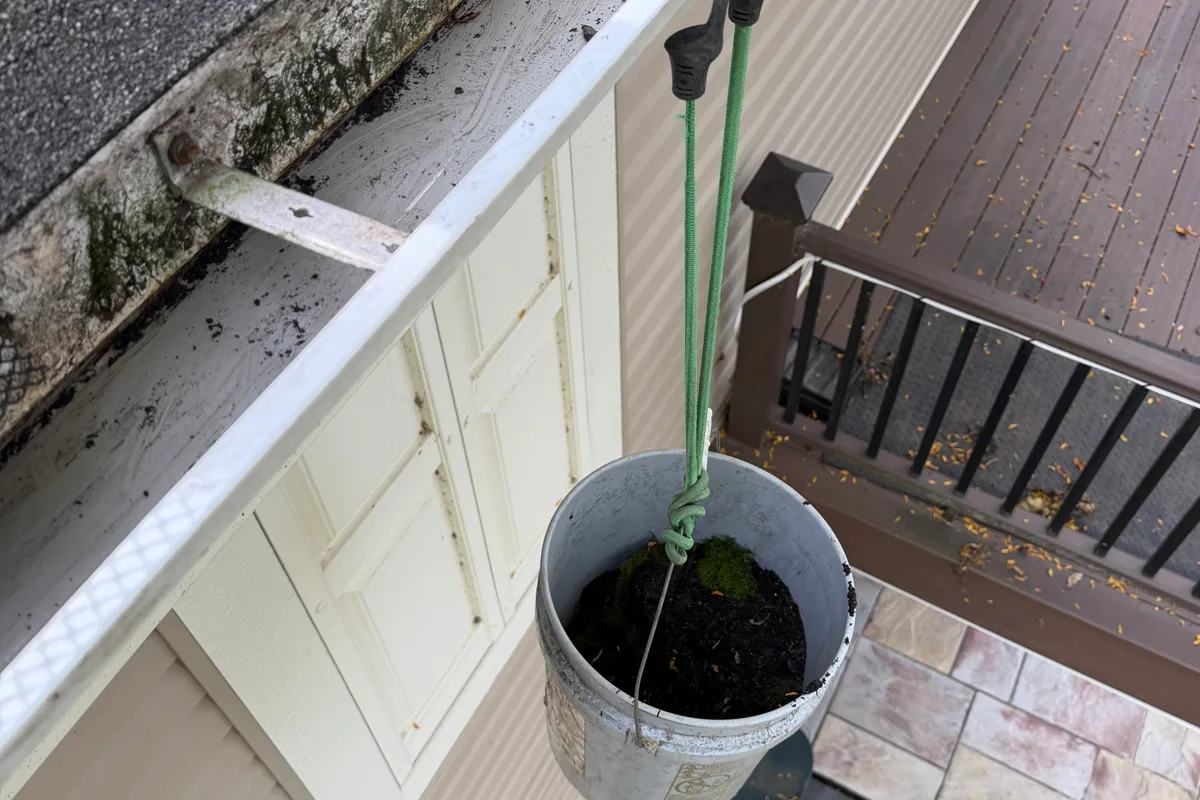 Gutter Cleaning after — Arlington Heights IL 2-story house