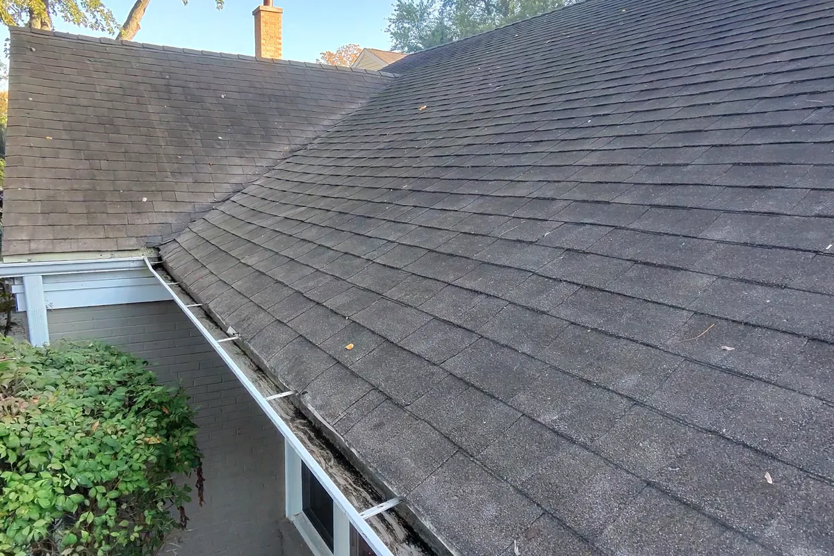 Gutter Cleaning after — Arlington Heights IL 1-story house