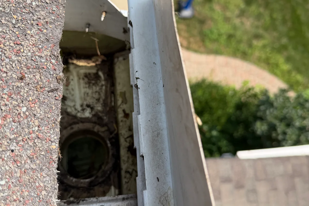 Gutter Cleaning after — Barrington IL 2-story house