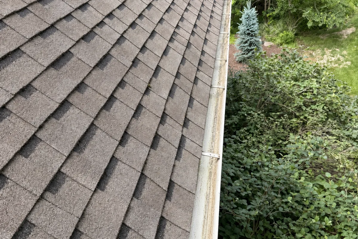 Gutter Cleaning after — Cary IL 2-story house
