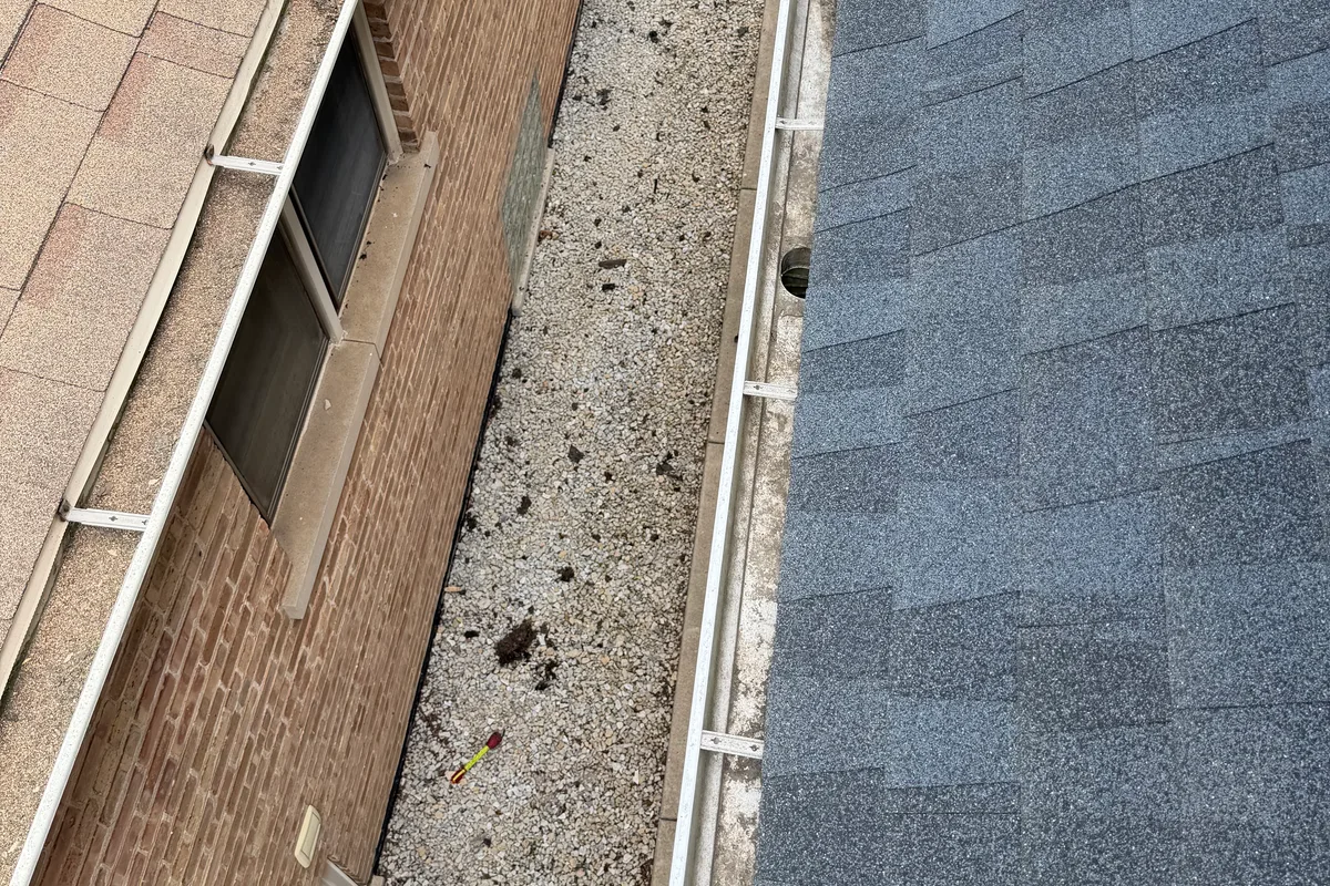 Gutter Cleaning after — Chicago IL 2-story house