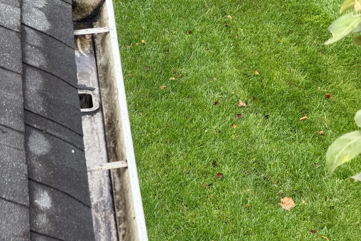Gutter Cleaning after — Crystal Lake IL 2-story house