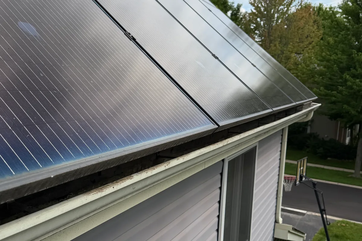 Gutter Cleaning after — Grayslake IL 2-story house