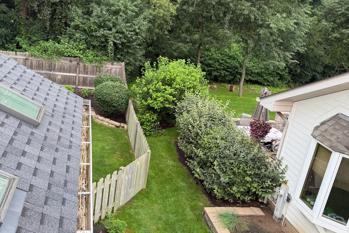 Gutter Cleaning after — Lake Villa IL 1-story house