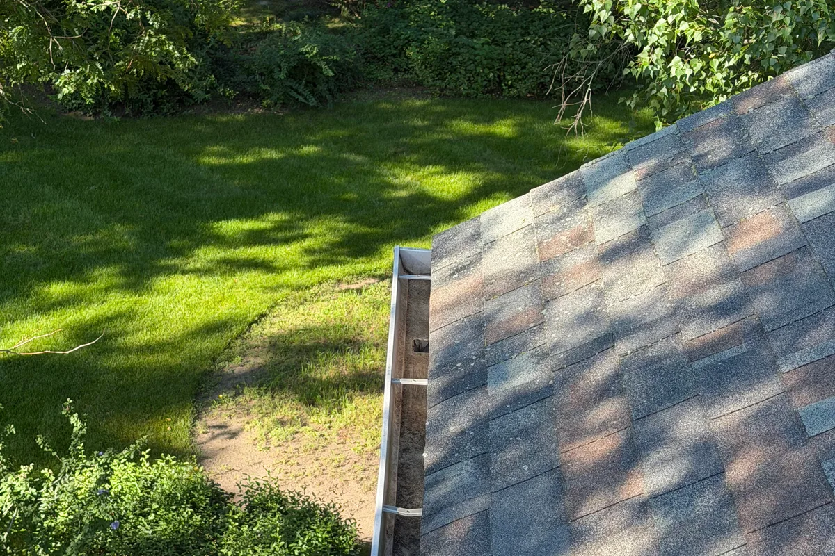 Gutter Cleaning after — Oakwood Hills IL 2-story house