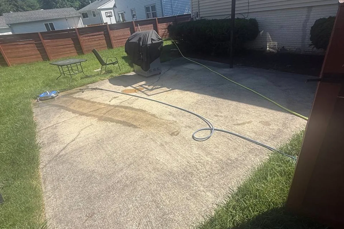 Power Washing before — Buffalo Grove IL property