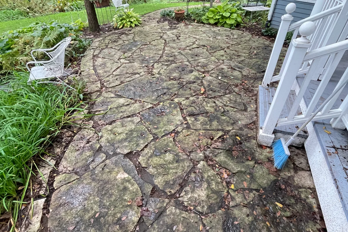 Power Washing before — Downers Grove IL property