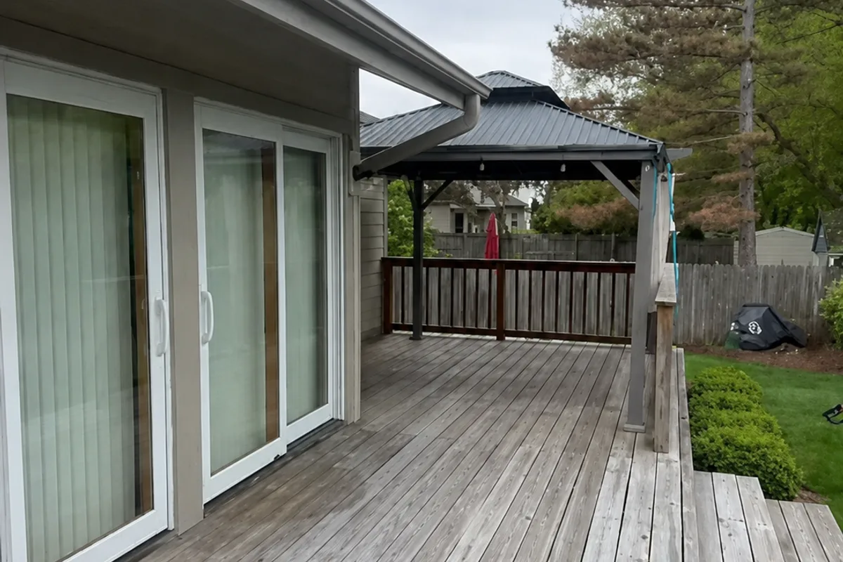 Power Washing before — Lake Zurich IL property
