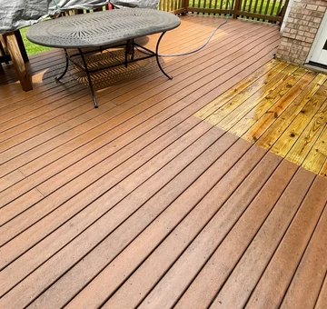Power washing after &mdash; property in Prospect Heights, IL