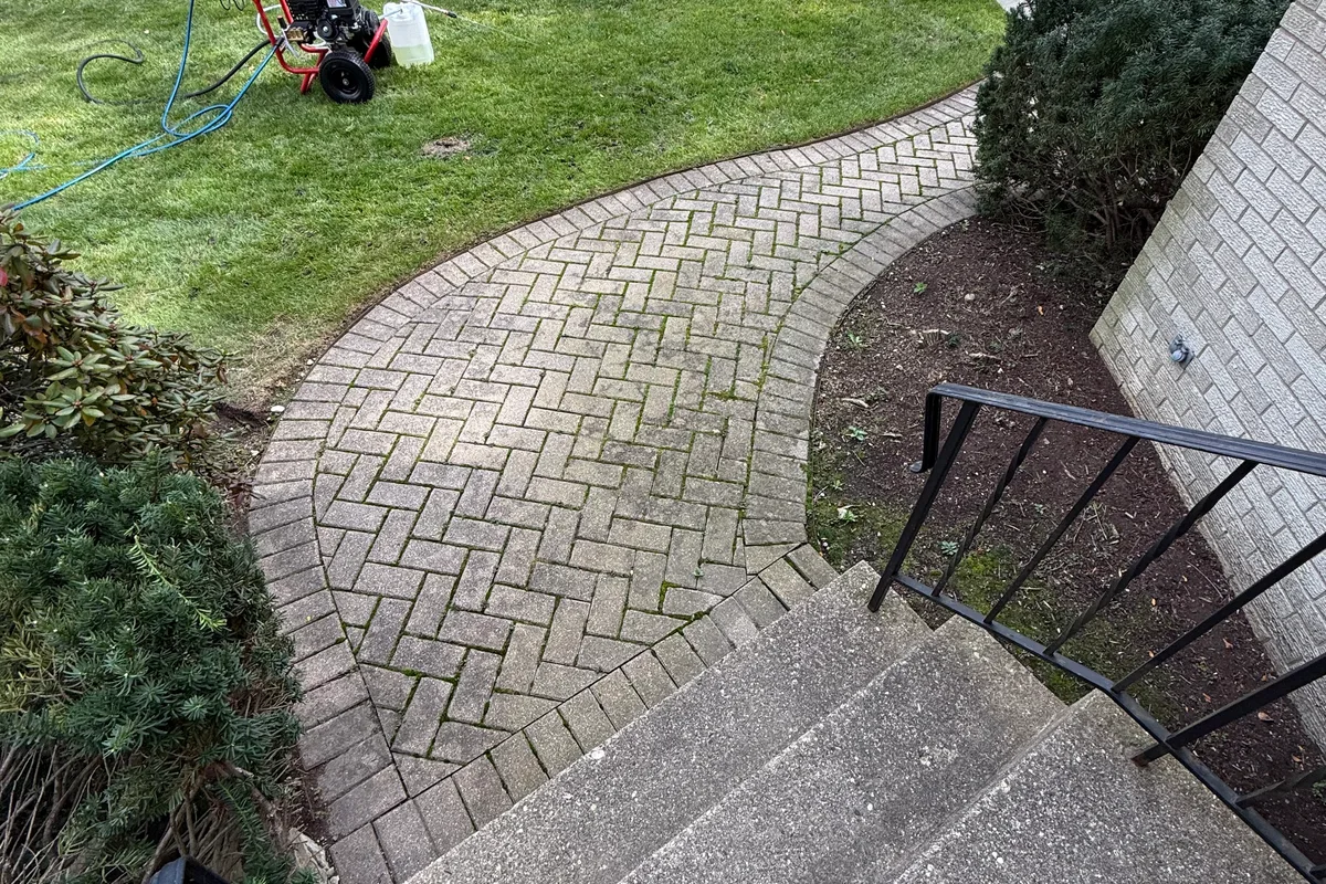 Power Washing before — Skokie IL property