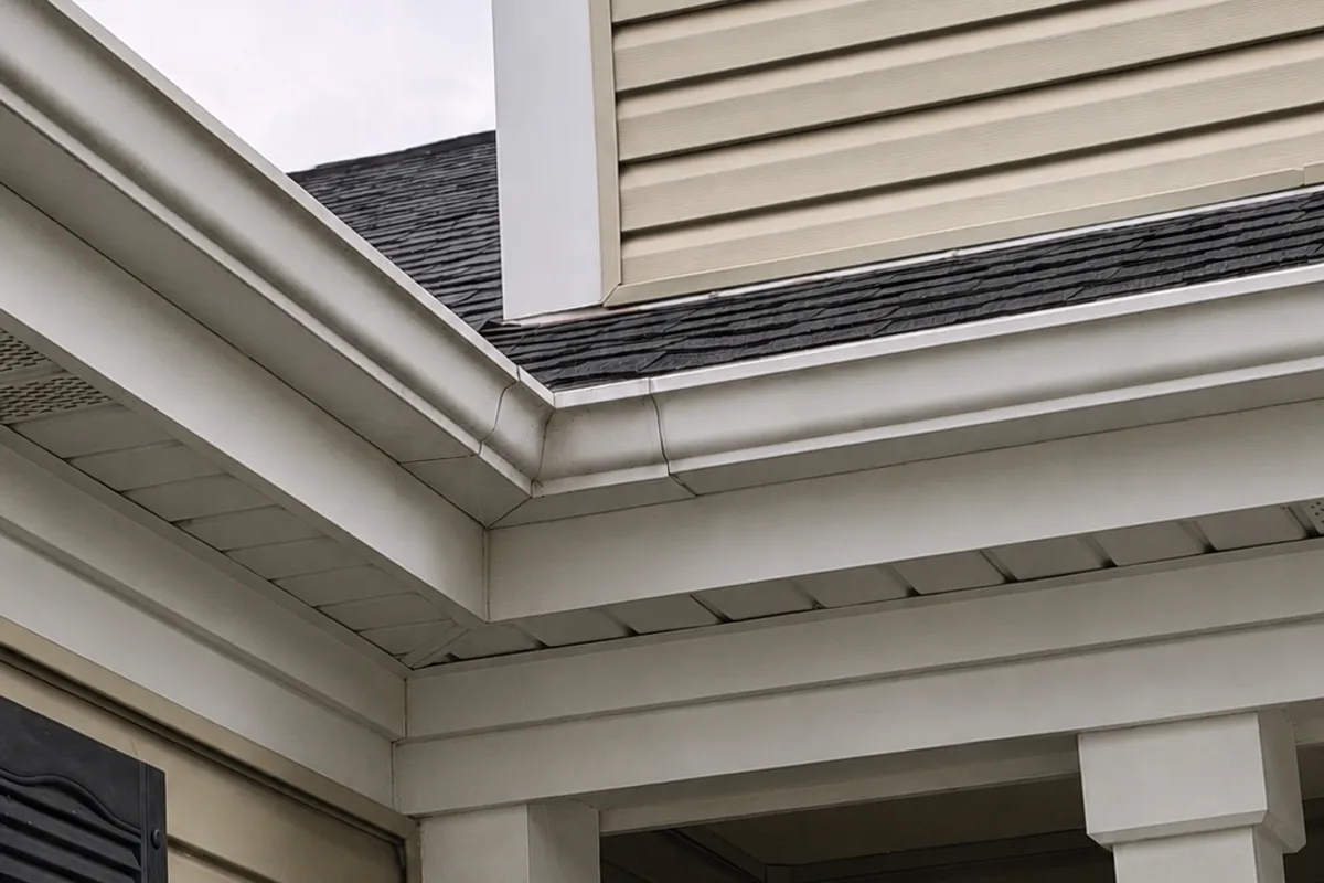 Power Washing after — Wheeling IL 2-story house