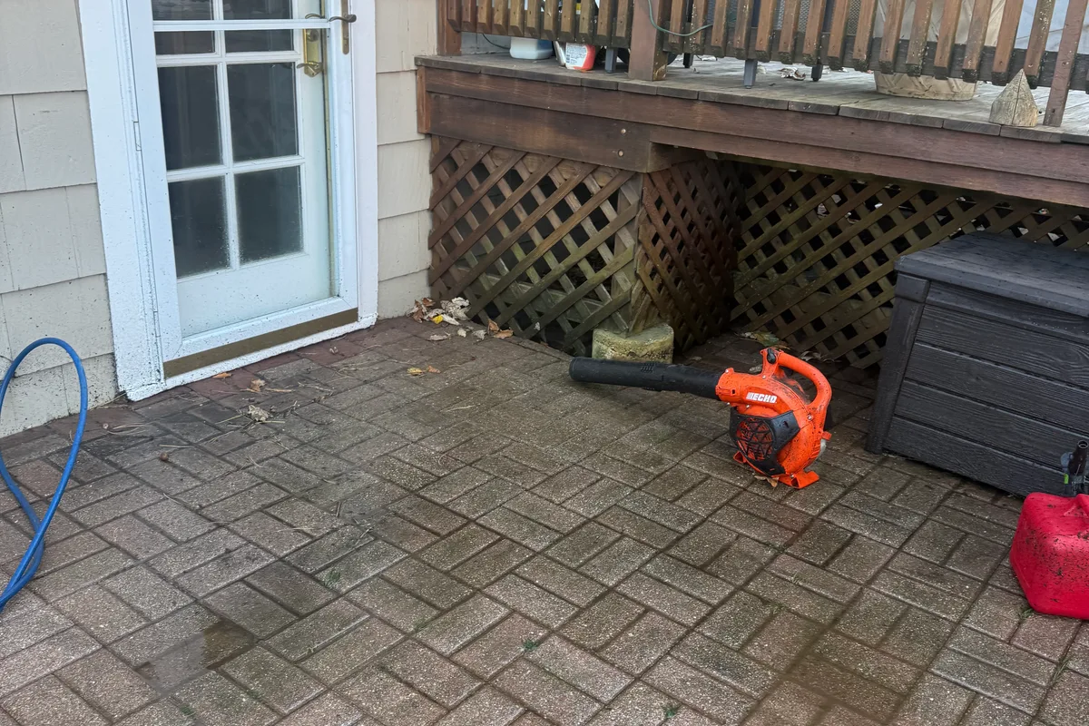 Power Washing before — Wilmette IL property