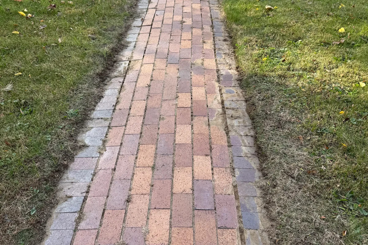 Power Washing before — Wilmette IL property