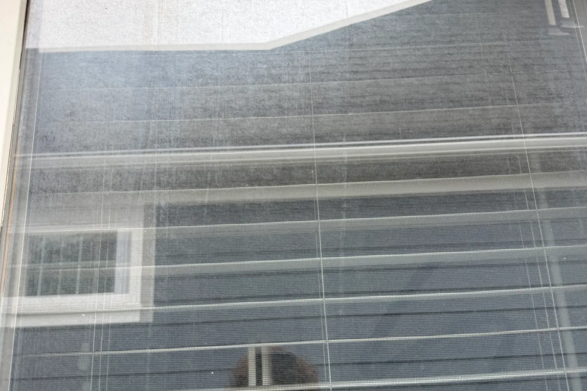 Window Washing before — Elmhurst IL 2-story house