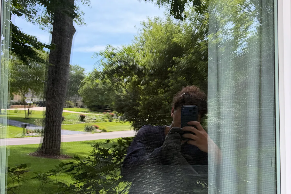Window Washing after — Fox Lake Hills IL 2-story house