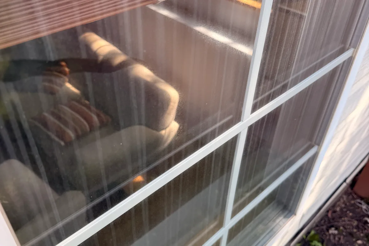 Window Washing before — Gurnee IL 2-story house