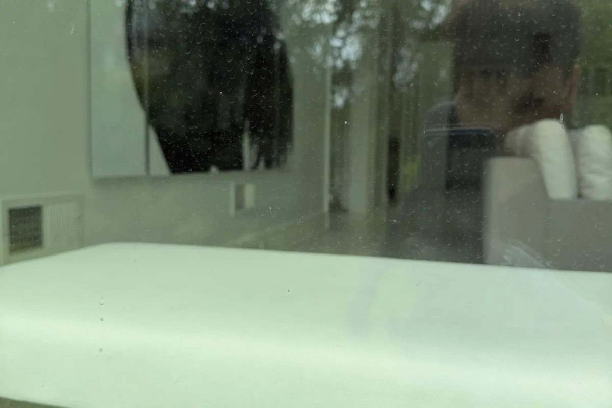 Window Washing before — Highland Park IL 2-story house