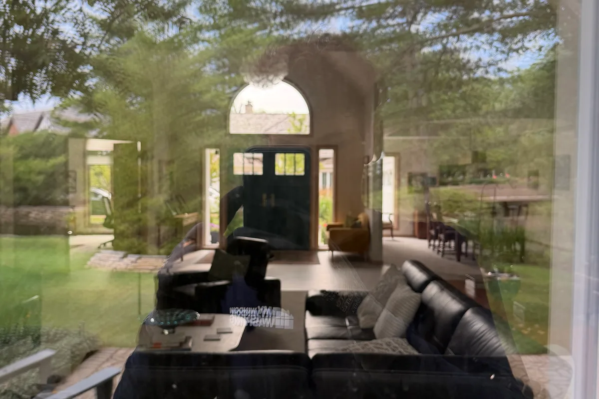 Window Washing before — Highland Park IL 1-story house