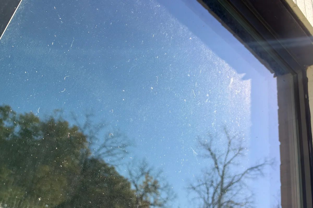 Window Washing before — North Barrington IL 2-story house