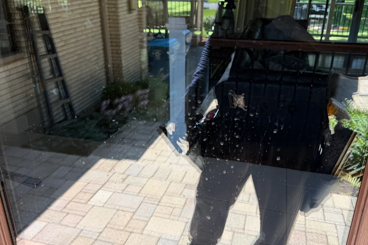 Window Washing before — Palatine IL 2-story house