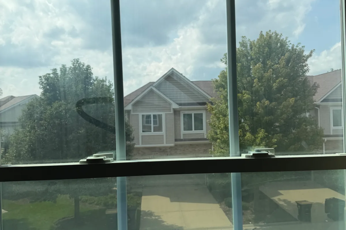 Window Washing before — Palatine IL 2-story house