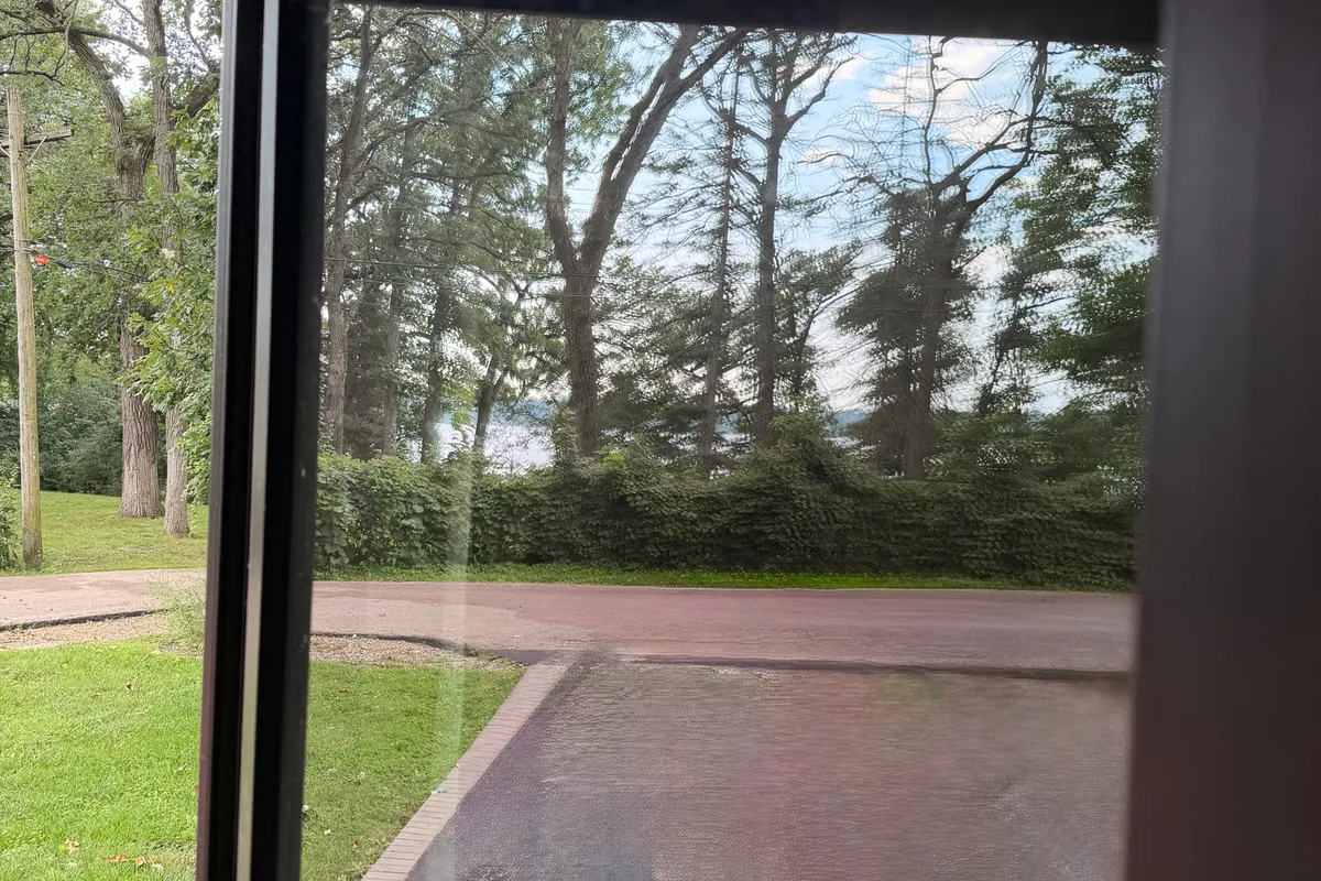 Window Washing before — Round Lake Beach IL 2-story house