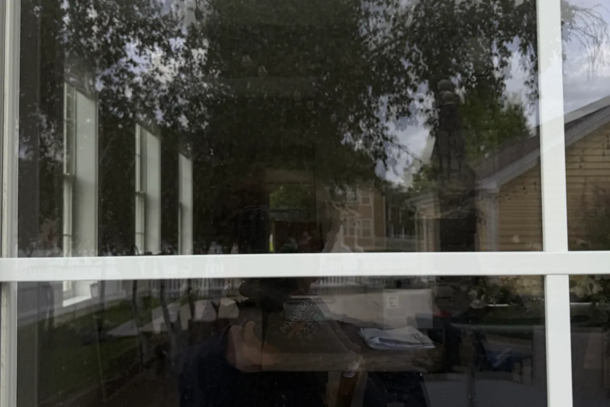 Window Washing before — Vernon Hills IL 2-story house