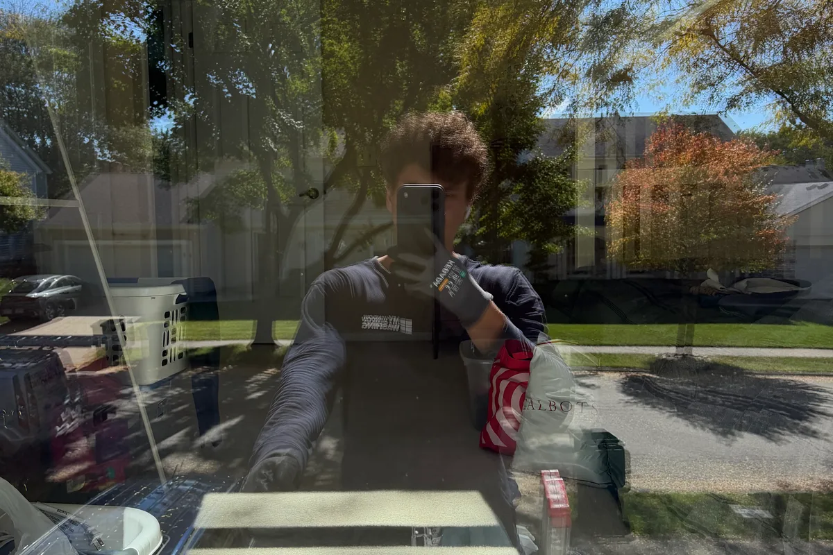 Window Washing after — Vernon Hills IL 2-story house
