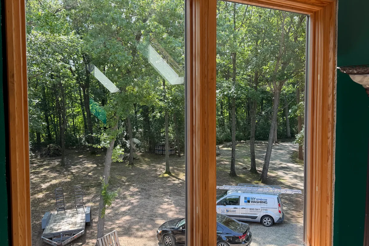 Window Washing after — Wadsworth IL 2-story house