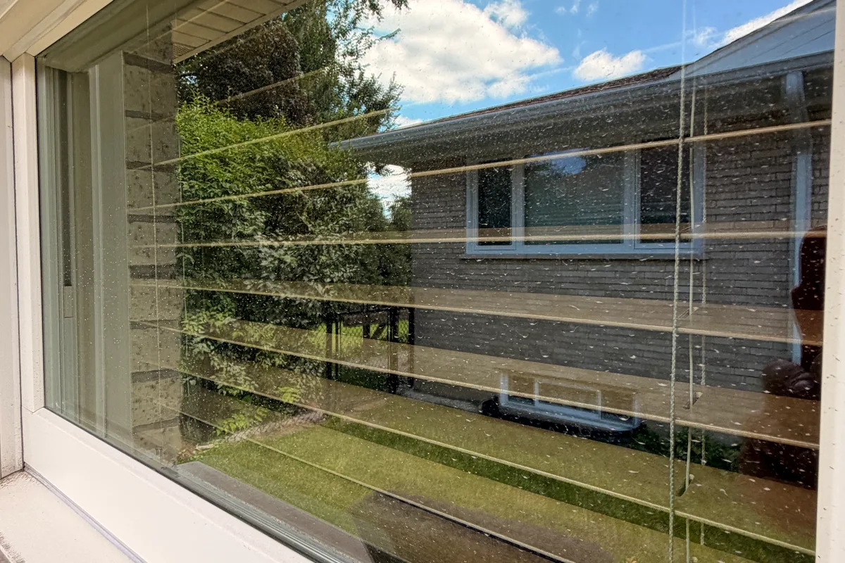 Window Washing before — Western Springs IL 1-story house
