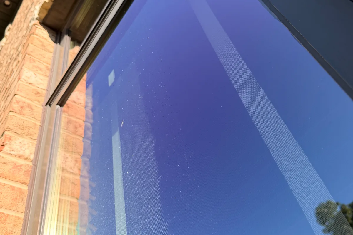 Window Washing before — Willow Springs IL 2-story house