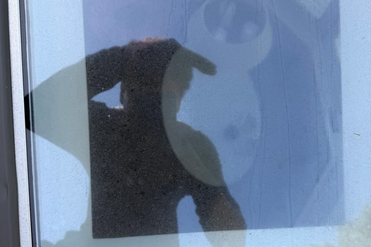 Window Washing before — Wilmette IL 2-story house